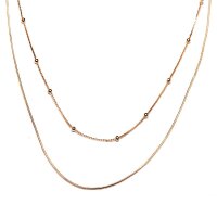 Layer Kette 01 Vergoldet