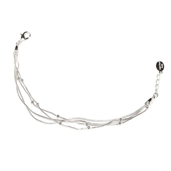 Layer Armband 01 Rhodiniert