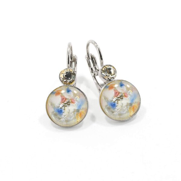 Bohemia Ohrring 01 Rhodiniert 30 Himmelweiß