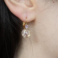 Bohemia Ohrring 01 Vergoldet 21 Goldblau