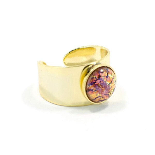 Bohemia Ring 01 Vergoldet 07 Indi-Orange