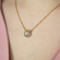 Bohemia Kette 02 Rhodiniert 06 Lilarot