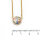 Bohemia Kette 02 Rhodiniert 10 Pink Melon