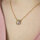 Bohemia Kette 02 Rhodiniert 10 Pink Melon