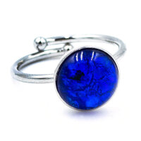Bohemia Ring 02 Rodhiniert 20 Blau