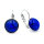 Bohemia Ohrring 08 Rhodiniert 20 Blau