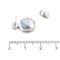 Bohemia Ohrring 07 Vergoldet 15 Milchblau