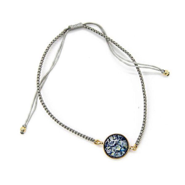 Bohemia Armband 02 Vergoldet  21 Goldblau