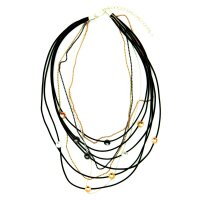 String Kette 36 Schwarz