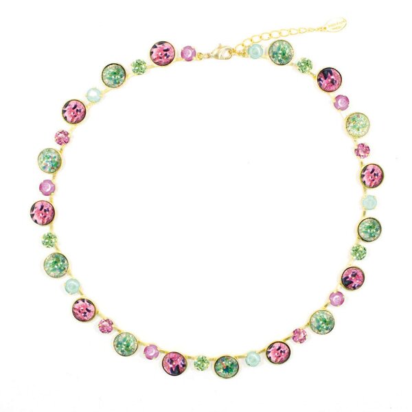 Bohemia Kette 01 Vergoldet 17 Melon