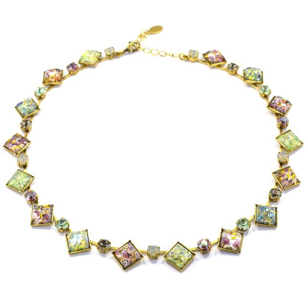 Kette K6208 Gold-Grün 2-16