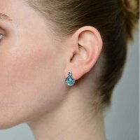 Bohemia Ohrring 07 Edelstahl 16 Aqua