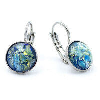 Bohemia Ohrring 08 Edelstahl 16 Aqua