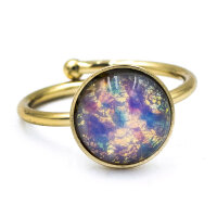 Bohemia Ring 02 Edelstahl Vergoldet 02 Bon-Bon