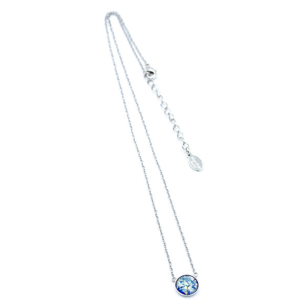Bohemia Kette 02 Edelstahl 16 Aqua