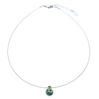 Bohemia Kette 03 Edelstahl 28 Tannengrün