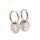 Pura Recycled Ohrring 01 Edelstahl satiniert