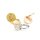 Pura Recycled Ohrring 01 Edelstahl satiniert