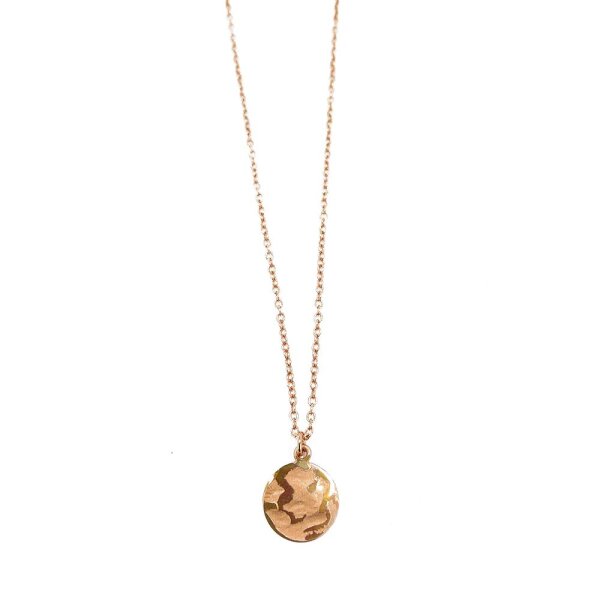 Pura Recycled Kette 01 Edelstahl roségold satiniert