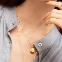 Pura Recycled Kette 01 Edelstahl roségold satiniert