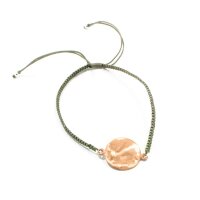 Pura Recycled Armband 01 Edelstahl roségold satiniert
