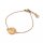 Pura Recycled Armband 02 Edelstahl roségold satiniert